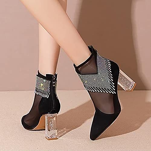 Escarpins confortables bout fermé strass pour pieds sensibles - 3
