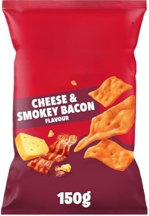Cheese & Smokey Bacon Flavour 150g Pack Of 2 "Snacks crafted with love, for moments of pure joy" Delicious Tasty