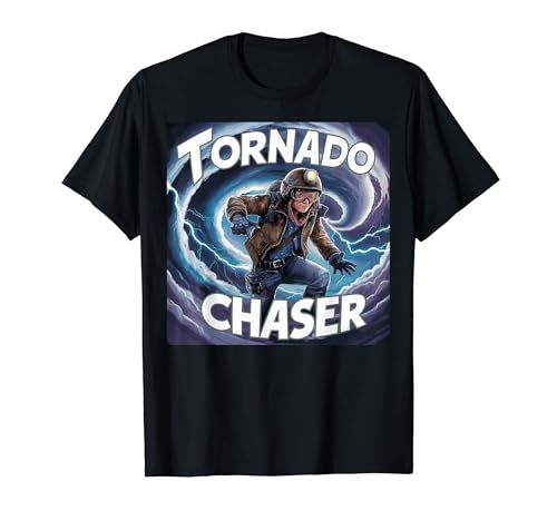 Costume da tornado Tornado Chasers Storm Hunter Storm Tornado Maglietta