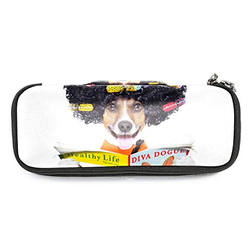 Preisvergleich Produktbild Personalisierbares farbiges Federmäppchen, Kapazität, Stifteetui, Doppelreißverschluss, Schreibwaren-Tasche, Kosmetiktasche mit Fächern für Mädchen, Jungen und Erwachsene