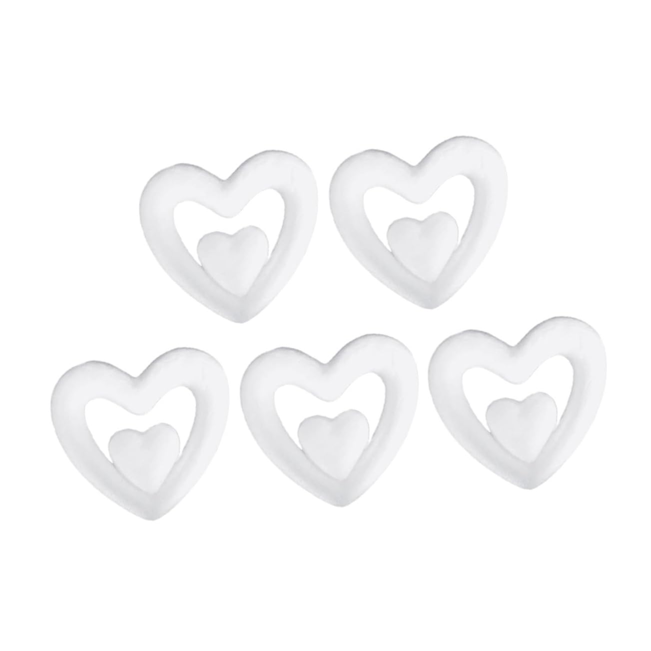 NUOBESTY 60 Stück Valentinstag Hängedekoration Herz Valentinstag Dekorationen Hochzeitsanhänger