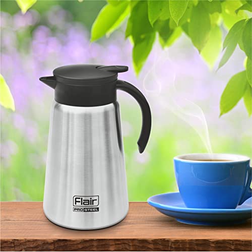 Image of Flair Latte Vacuum Insulated Steel Kettle 1000 ML (Black)