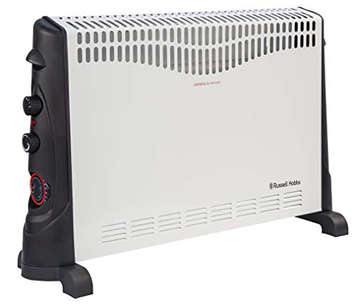 Russell Hobbs 2000W/2KW Electric Convector Heater with 24 Hour Timer in  White, 3 Heat Settings, Overheat Protection, Adjustable Thermostat, 20m²  Room Size, RHCVH4002 with 2 Year Guarantee : Amazon.co.uk: Home u0026 Kitchen