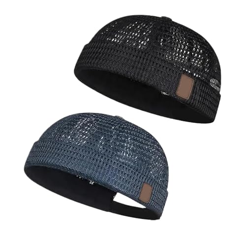 Bonnet sans bord Modisc réglable et léger en lot de 2 pour homme