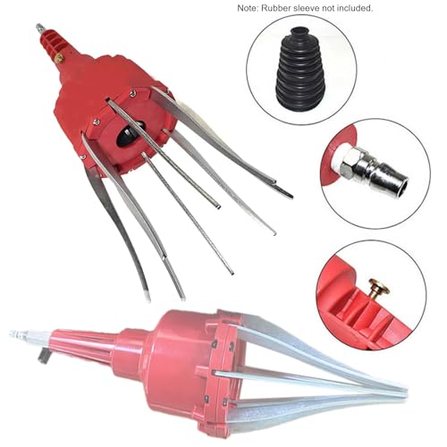Outil remplacement automobile pour installer un soufflet de transmission rouge - 2