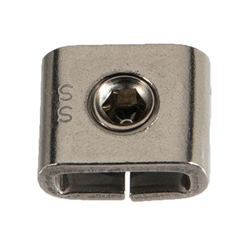 ISO SC724 Type 304 Stainless Steel Screw Buckles 1/2 - 25 per Box