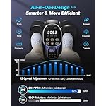 MERACH Under Desk Elliptical Machine, Leg Exerciser While Sitting for Seniors with Remote Control & 12-Speeds, Quiet Portable Electric Seated Pedal Exerciser Machine for Home Office - Image 2