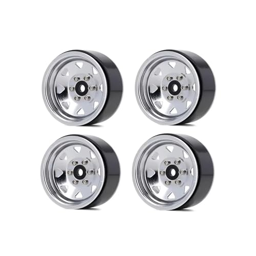 For Axial For SCX10 90046 For TRX4 For Redcat GEN8 1:10 ^ 1.9C` r[hbNzC[ RCN[[J[ANZT[ AbvO[hƌ RCJ[ANZT[(Silver)