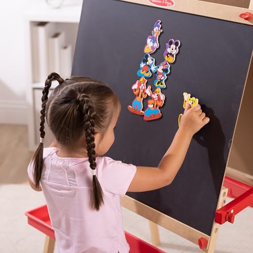 Melissa & Doug Disney Mickey Mouse Wooden Character Magnets (20 pcs) Toys for Disney Fans, Mickey Mouse Fridge Magnets, Pretend Play & Toddler Toys for Kids Ages 2+ image 6