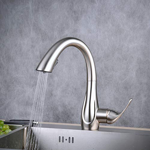 Robinet de cuisine professionnel Beelee BLSS1749N avec mitigeur flexible