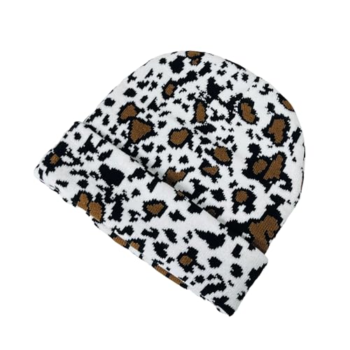 Child Unisex Animal Print Winter Knit Beanie