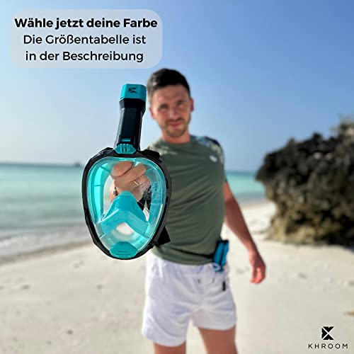Schnorchelmaske Khroom Seaview Pro für Erwachsene