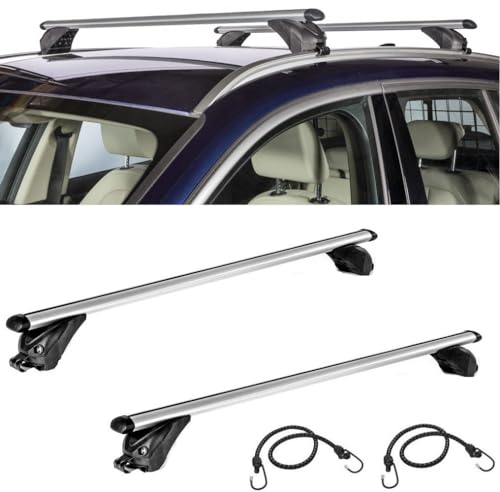 KOMPATIBEL MIT OPEL/Vauxhall Astra (J) Sport Tourer 5P dal 11 al 16 GEPÄCKTRÄGER-Box FÜR GESCHLOSSENES RELING, NIEDRIGE BELASTBARKEIT AUS Aluminium FÜR...