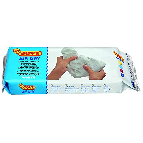 JOVJ5-Air Dry Pasta para modelar, Color blanco, 1 kg (Jovi 86)