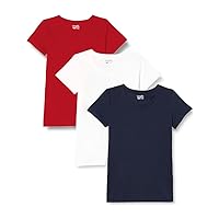 Berydale - Maglietta da Donna Girocollo in 100% Cotone, Confezione Multipla