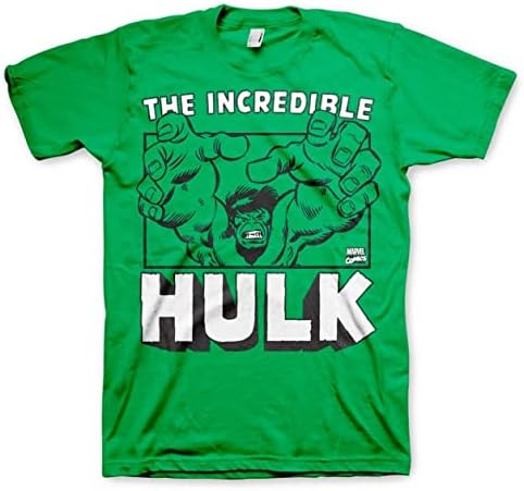 Marvel Comics Licenza Ufficiale The IncRossoible Hulk Maglietta (Verde) :  Amazon.it: Abbigliamento