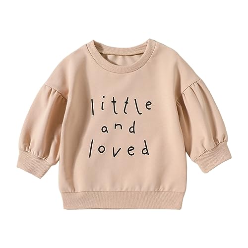 Boy's Fleece Sweatshirts Autumn Winter Toddler Boys Girls Long Sleeve Letter Prints Hoodie Tops Sweatshirt for - Main Image