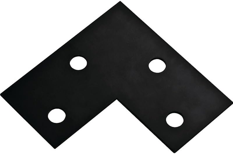 MLK Hardware 1176BC Series N351-506 Corner BrMLK, 6 in L, 3 in W, 6 in H, S