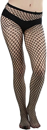 Image of ToBeInStyle Women's Huge Net Diamond Shape Pantyhose Stockings
