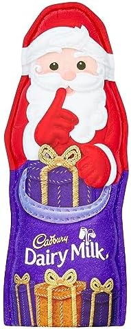 Cadbury Dairy Milk Hollow Chocolate Santa Figure, Christmas Treat for Stockings, Gifting or Snacking, 100 g (Pack of 1)