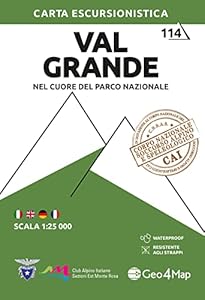 Vedi scheda su Amazon Val Grande. Nel cuore del Parco Nazionale 1:25.000: Wanderkarte 1:25000: 114