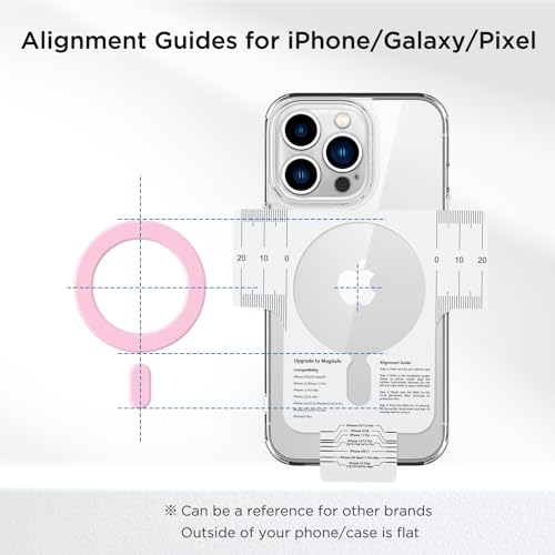 Anneaux magnétiques OUTXE pour coques iPhone et Android, lot de 2