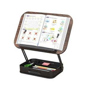 Emdvsco Rotating Reading Book Stand