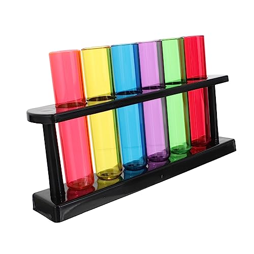 KICHOUSE 1 Set Test Tube Science Tube Clear Container Transparent Test Bottles Cocktail Tube Bar Drinks Tube Testing Tube Terrariums Tube Vase Terrarium Container Lab Terrarium Tank Plastic