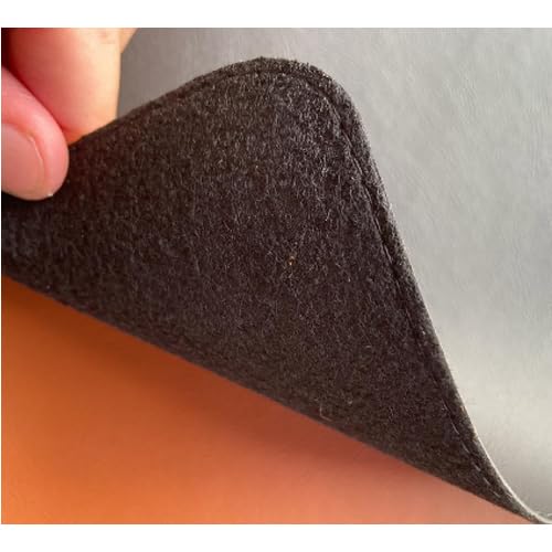 Desk Pad Grande Caramelo Feltro Costurado Básico