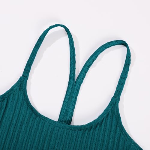 Image of Weixinbuy Girls Swimsuits Summer Bathing Suit for Teens Girls 2 Piece Bikini Set Solid Beach Swimsuit Swimwear for Girls