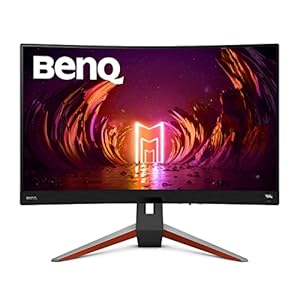 BenQ MOBIUZ EX2710R QHD 27″(68cm) VESA DisplayHDR400 IPS Curved Gaming Monitor with Remote-1000R,90% DCI-P3,165Hz,1ms MPRT,AMD FreeSync Premium Pro,treVolo Speakers,HDMI,DP,USB 3.0Hub(Metallic Grey)