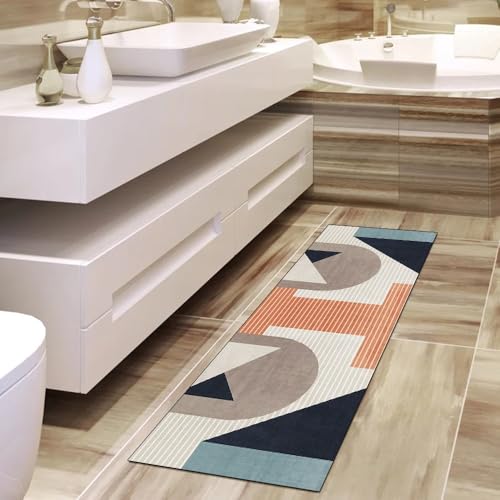 Alfombra de cocina moderna para decorar pasillos largos con estilo abstracto 4