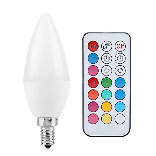 Changing LED Color Changing Bulb,(E12, RGB+Warm White)