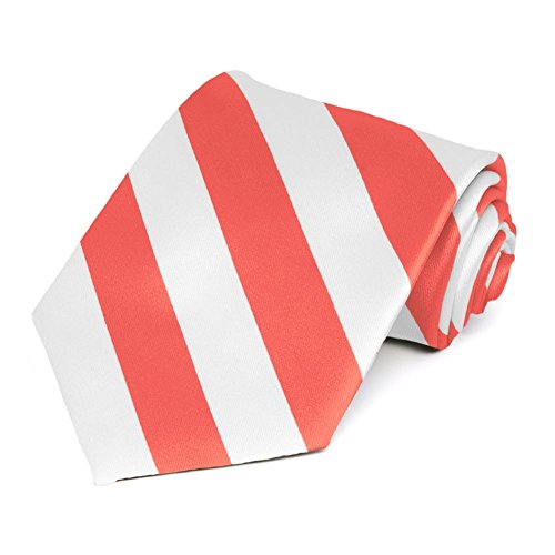 Image of tiemart Men's Striped Tie Standard Length