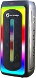 Die Karaoke box verfügt über einen Tablet-/Telefonhalter an der Oberseite und 2 Mikrofone, so dass die Partybox auch als karaoke anlage mit 2 mikrofonen verwendet werden kann.