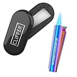 Clipper Feuerzeug mit Gravur / Clipper aus Metall / wetterbeständige Flamme / Gasfeuerzeug - wiederaufladbar mit Gas - personalisierte Männer Geschenke - Metall Box - Clipper Adventskalender 2022