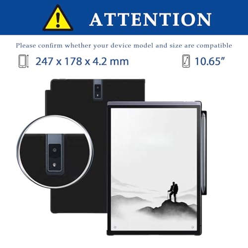 Coque iFLYTEK Smart Office Book X3 étui cuir anti-choc avec support