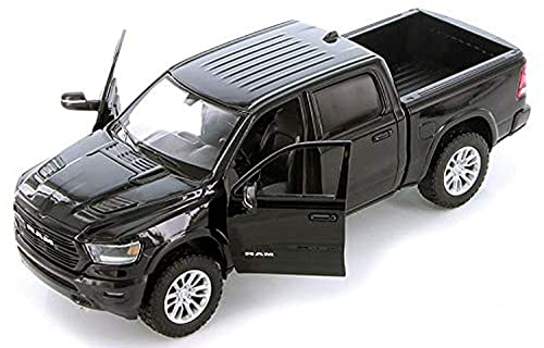 Camioneta RAM 1500 Laramie 2019 a escala 1:24 negra