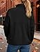 Fiona Jolin Womens Fall Casual Jackets Cotton Classic Zipper Fashion Coat Adjustable Stand Collar Streetwear with Pockets (Black-M)