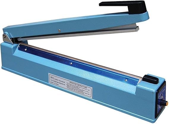 SQUADO Sigillatrice Termica per Sacchetti, 200 mm, Macchina Sigillante A Caldo, Blu