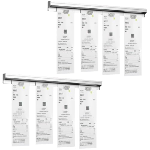 Barra Porta Ordini Da Cucina - Autoadesiva, In Alluminio, Per Ristoranti E Pizzerie, 2 Pezzi - Foto 2