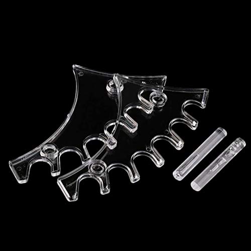 Preisvergleich Produktbild 6 Slots Vertikal-Kosmetik Pinsel Lidschatten Stift Lippenstift Schmuckständer Rack Support Holder - Transparent