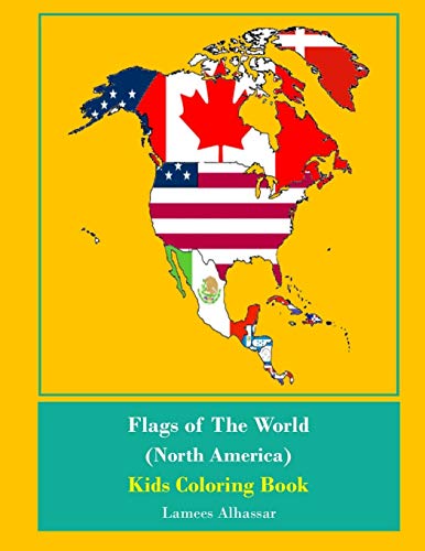 Flags Of The World (North America) Kids Coloring Book