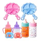 Generico Accessories Bambola Bebè Set Biberon Magico - 12 Pezzi Gioco d