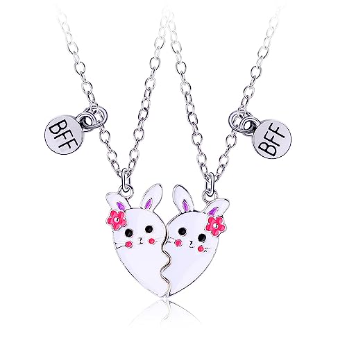 Hifot Collier d'Amitie Best Friend pour 2 Filles -...