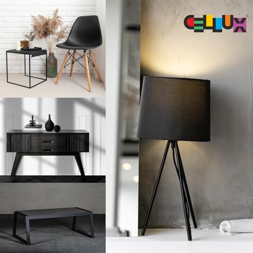Image of CELLUX 2X Ultra Cover Matt Black Spray Paint | DIY Quick Drying with Premium Gloss Finish for Metal Wood Wall & other Surfaces - 400 ML
