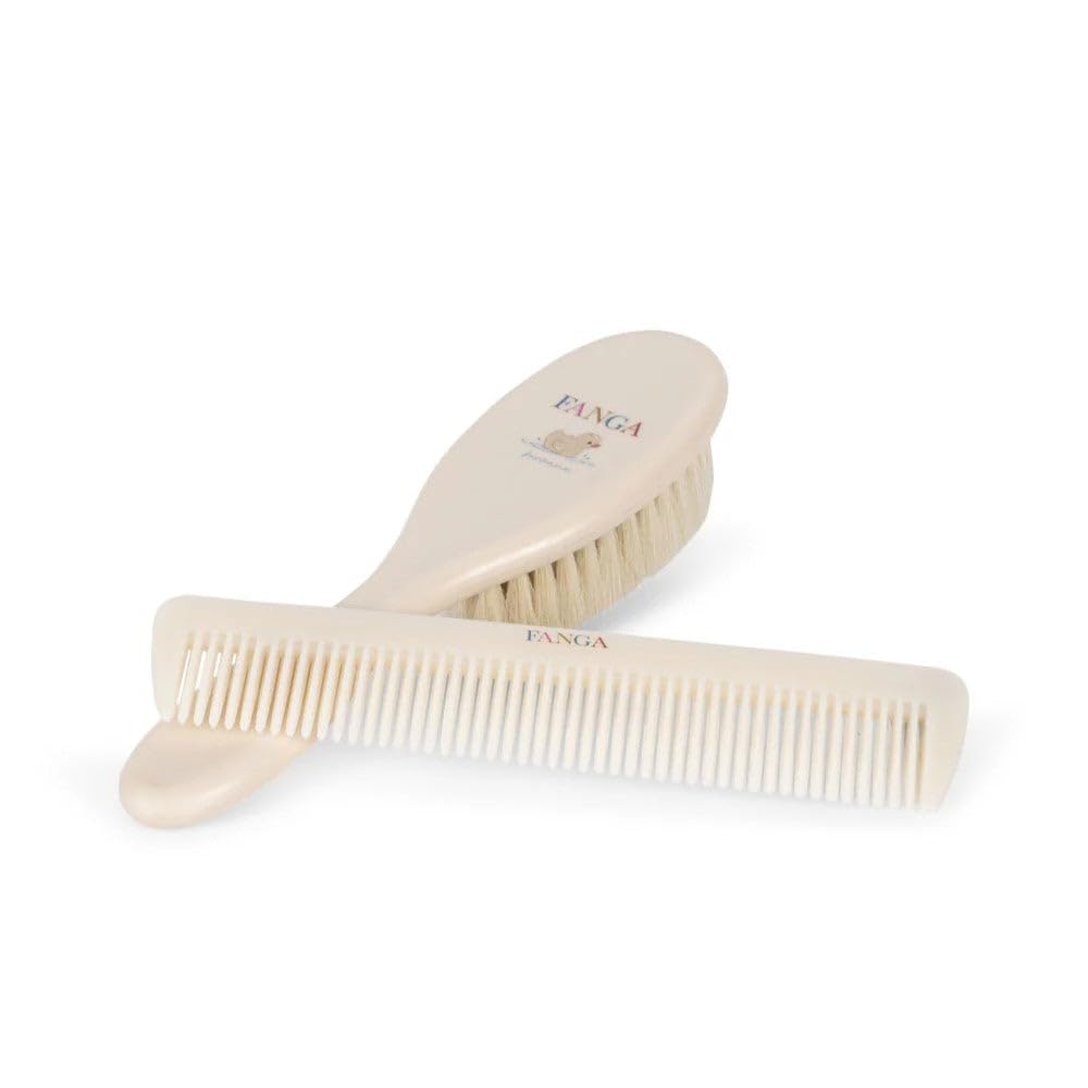 Konges Slojd - Fanga Fontana - Juego de bursh para bebé, color beige
