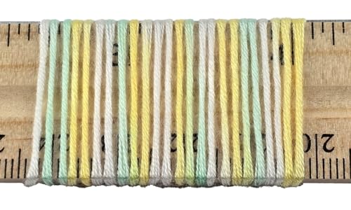 Image of 10-Pack of Yonkey Monkey 500 Grams Yarn - 70% Rayon derived from Bamboo, 30% Cotton - Imported - Green Yellow 9049