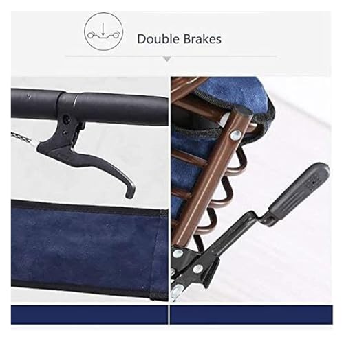 Déambulateur 4 roues pliable léger et confortable pour senior