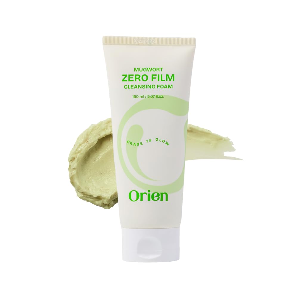 Orien Mugwort Zero Film Cleansing Foam 5.07 fl.oz, 150ml ㅣDaily Makeup Blackhead Removal No pore